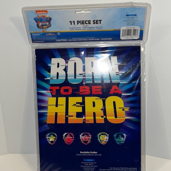 Paw Patrol The Movie, 11 Piece “Back To School” Set. - Picture 2 of 2